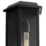3_John Timberland Lydia 20" High Matte Black Outdoor Wall Light more views
