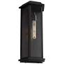 5_John Timberland Lydia 20" High Matte Black Outdoor Wall Light more views