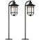John Timberland Markham 26 1/2" Black LED Path Lights Set of 2