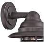 4_John Timberland Marlowe 13 1/4" High Bronze Cage Outdoor Wall Light more views