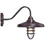 5_John Timberland Marlowe 16 3/4" Bronze Outdoor Wall Lights Set of 2 more views