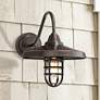 6_John Timberland Marlowe 16 3/4" Bronze Outdoor Wall Lights Set of 2 more views