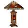 John Timberland® Mica Tiffany Style Mission Table Lamp