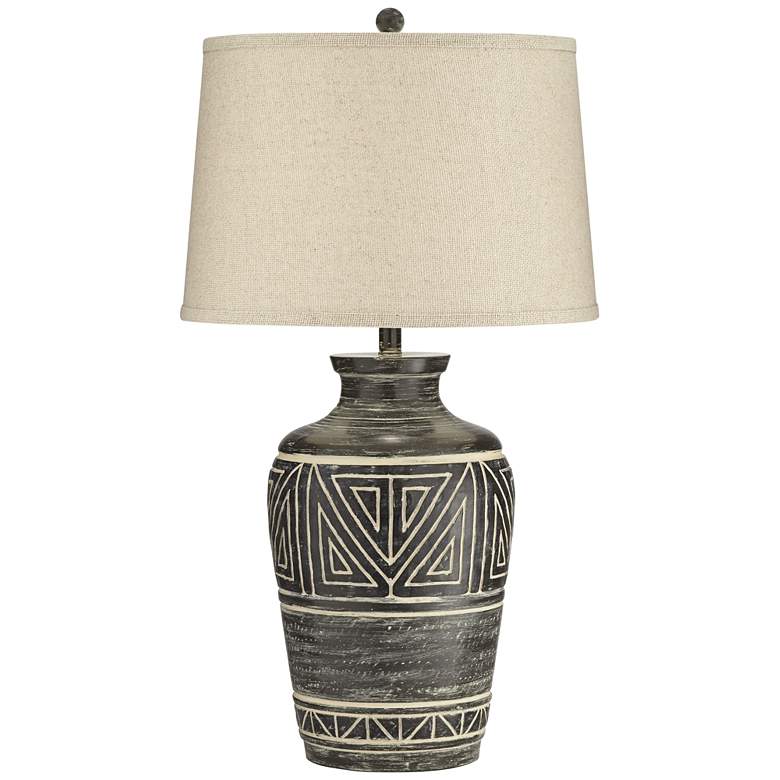 Image 3 John Timberland Miguel 32" Earth Tone Rustic Jar Southwest Table Lamp