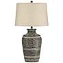 4_John Timberland Miguel 32" Earth Tone Rustic Jar Southwest Table Lamp