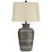 John Timberland Miguel 32" Southwest Rustic Table Lamp with USB Dimmer