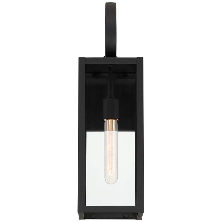 Image 5 John Timberland Mira 21" High Black Finish Outdoor Lantern Wall Light more views