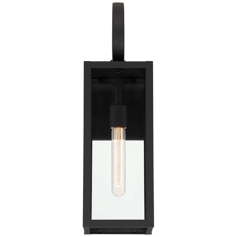 Image 4 John Timberland Mira 21 inch High Black Finish Outdoor Lantern Wall Light more views