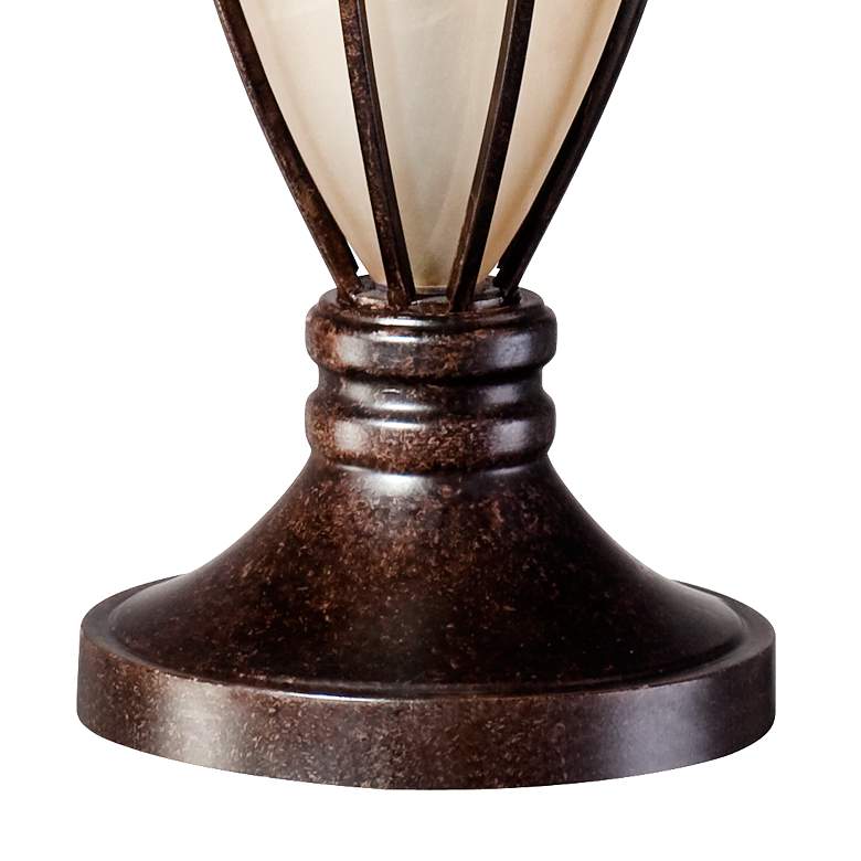 Image 6 John Timberland Mission Cage 33" High Night Light Table Lamp more views