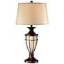 2_John Timberland Mission Cage 33" Night Light Table Lamp with Dimmer