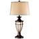 John Timberland Mission Cage 33" Night Light Table Lamp with Dimmer