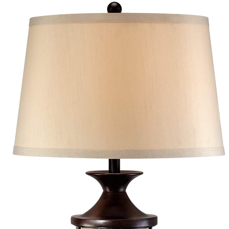 Image 4 John Timberland Mission Cage 33" Night Light Urn Table Lamps Set of 2 more views