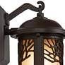 John Timberland Mission Tree 9 1/2" High Bronze Outdoor Wall Light in scene