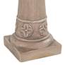 4_John Timberland Missy Fleur 20 1/4" High Faux Stone Outdoor Birdbath more views