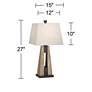 Watch A Video About the Mitchell Tapering Column USB Table Lamps Set of 2