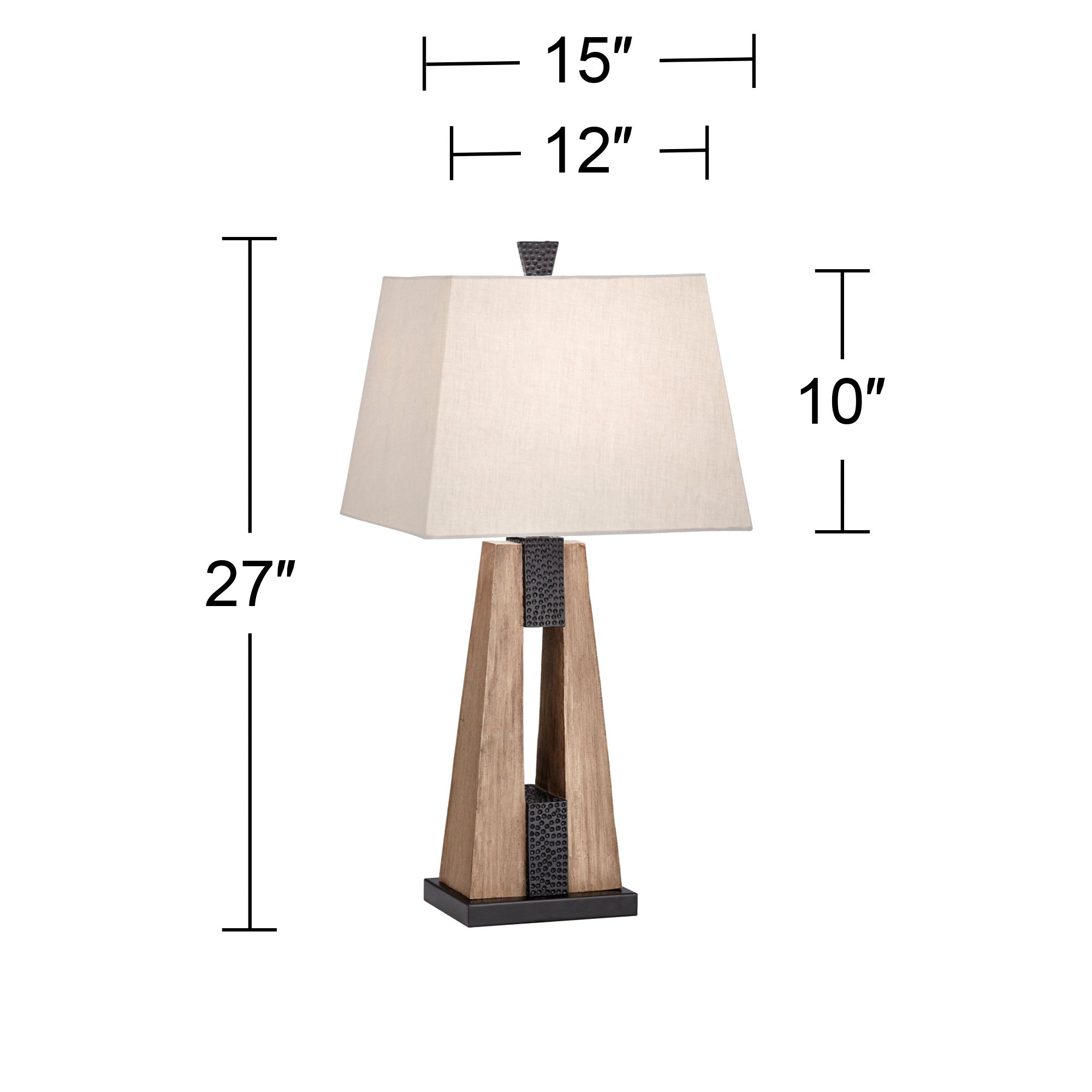 Watch A Video About the Mitchell Tapering Column USB Table Lamps Set of 2