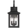 5_John Timberland Moray Bay 17 3/4" Black 3-Light Outdoor Wall Light more views
