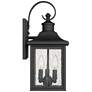 7_John Timberland Moray Bay 17 3/4" Black 3-Light Outdoor Wall Light more views