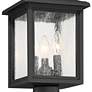 3_John Timberland Moray Bay 17" High Black 3-Light Outdoor Post Light more views