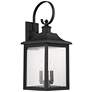 2_John Timberland Moray Bay 24" Black Traditional Outdoor Wall Lantern