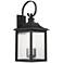 John Timberland Moray Bay 24" Black Traditional Outdoor Wall Lantern