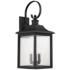 John Timberland Moray Bay 24" Black Traditional Outdoor Wall Lantern