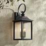 1_John Timberland Moray Bay 24" Black Traditional Outdoor Wall Lantern