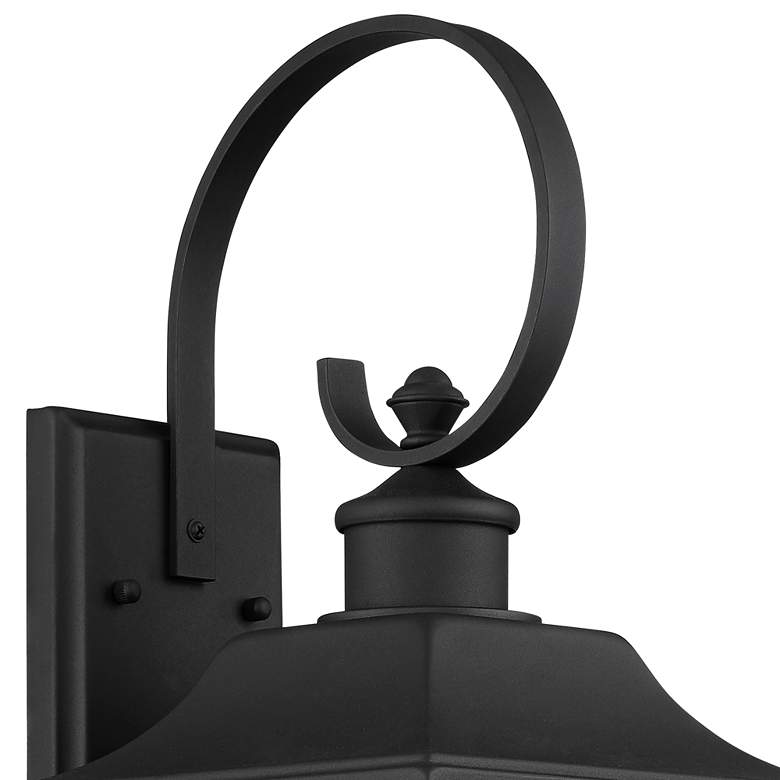 Image 4 John Timberland Moray Bay 24" Black Traditional Outdoor Wall Lantern more views