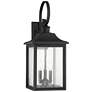 5_John Timberland Moray Bay 24" Black Traditional Outdoor Wall Lantern more views