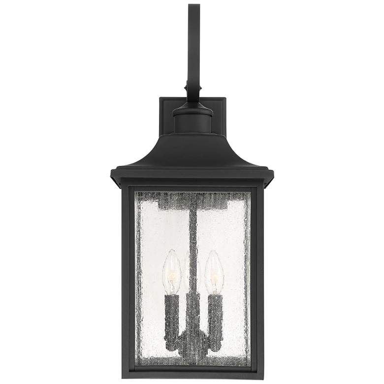 Image 6 John Timberland Moray Bay 24" Black Traditional Outdoor Wall Lantern more views