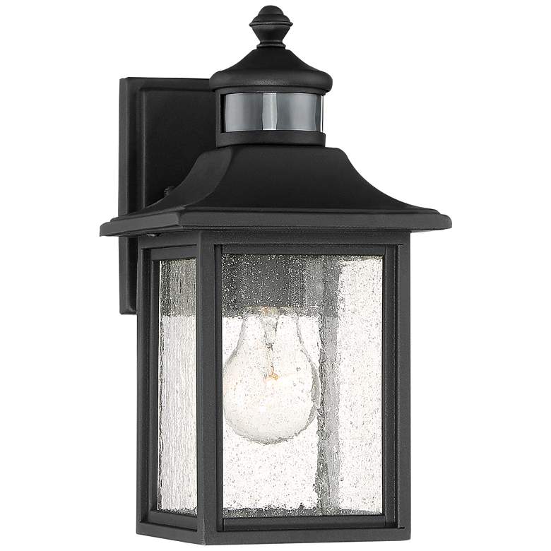 Image 2 John Timberland Moray Bay Black 11 1/2" Motion Sensor Outdoor Light
