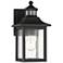 John Timberland Moray Bay Black 11 1/2" Motion Sensor Outdoor Light