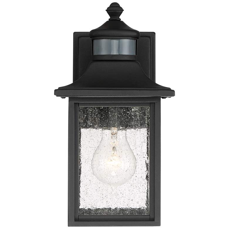 Image 5 John Timberland Moray Bay Black 11 1/2" Motion Sensor Outdoor Light more views
