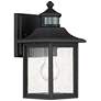 6_John Timberland Moray Bay Black 11 1/2" Motion Sensor Outdoor Light more views