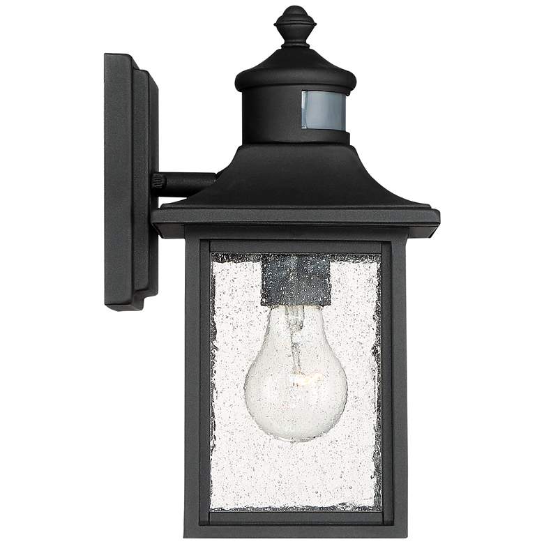 Image 7 John Timberland Moray Bay Black 11 1/2" Motion Sensor Outdoor Light more views