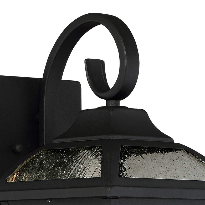 Image 3 John Timberland Mosconi 15" Black Carriage Outdoor Lights Set of 2 more views