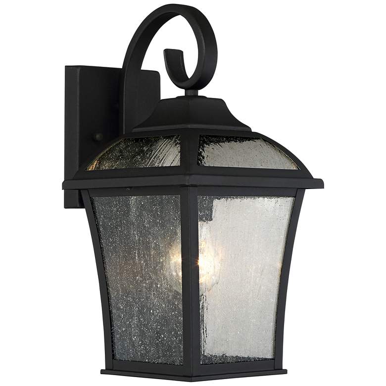 Image 6 John Timberland Mosconi 15" Black Carriage Outdoor Lights Set of 2 more views