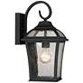 7_John Timberland Mosconi 15" Black Carriage Outdoor Lights Set of 2 more views
