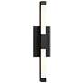 2_John Timberland Murphy 24" High Sand Black LED Outdoor Wall Light