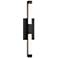 John Timberland Murphy 24" High Sand Black LED Outdoor Wall Light