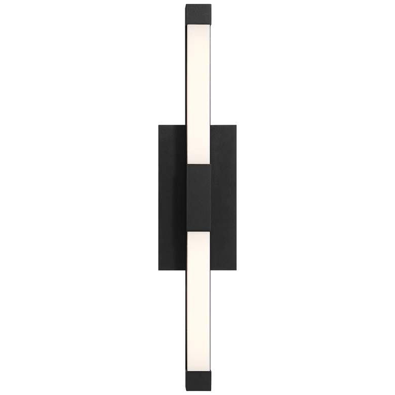 Image 5 John Timberland Murphy 24" High Sand Black LED Outdoor Wall Light more views
