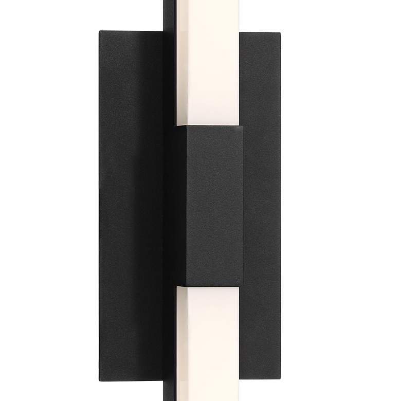Image 3 John Timberland Murphy 24" Sand Black LED Outdoor Wall Lights Set of 2 more views
