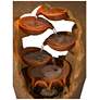 5_John Timberland Nathan Cascade 33" Rustic Urn Planter LED Fountain more views