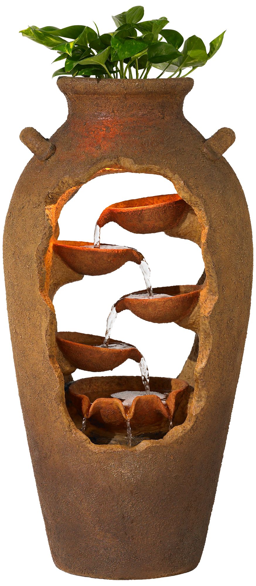 Planter and Urn Cascade Fountain