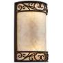 6_John Timberland Natural Mica Collection 12 1/2" Wall Sconce more views
