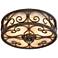 John Timberland Natural Mica Collection 12" Wide Ceiling Light Fixture
