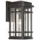 John Timberland Neri 16" Mission Oil-Rubbed Bronze Outdoor Wall Light