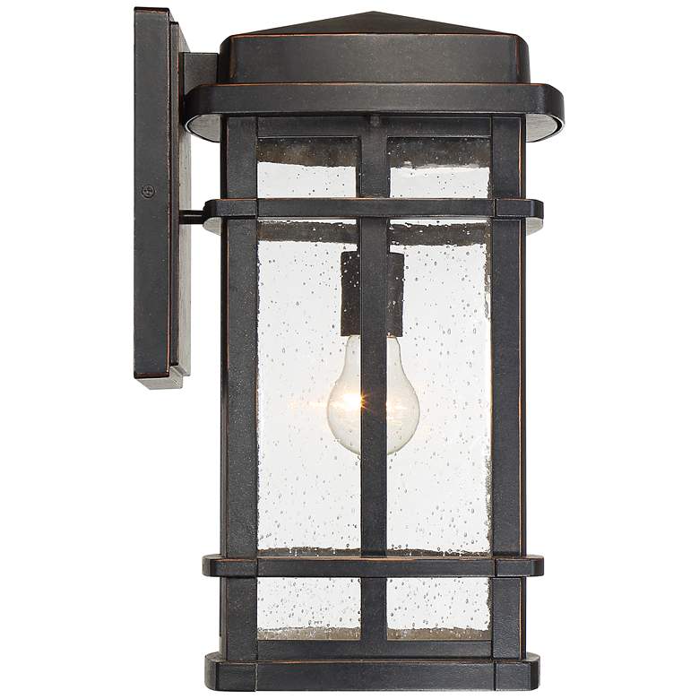 Image 6 John Timberland Neri 16 inch Mission Oil-Rubbed Bronze Outdoor Wall Light more views