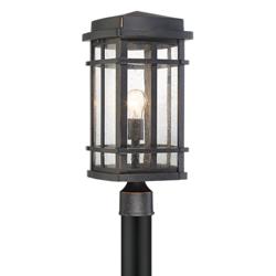 John Timberland Neri 19 1/4" High Oil-Rubbed Bronze Outdoor Post Light