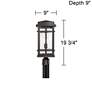 5_John Timberland Neri 19 1/4" High Oil-Rubbed Bronze Outdoor Post Light more views